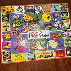 White Mountain, 1000 pc Pickleball Puzzle 🧩 fun for the entire family